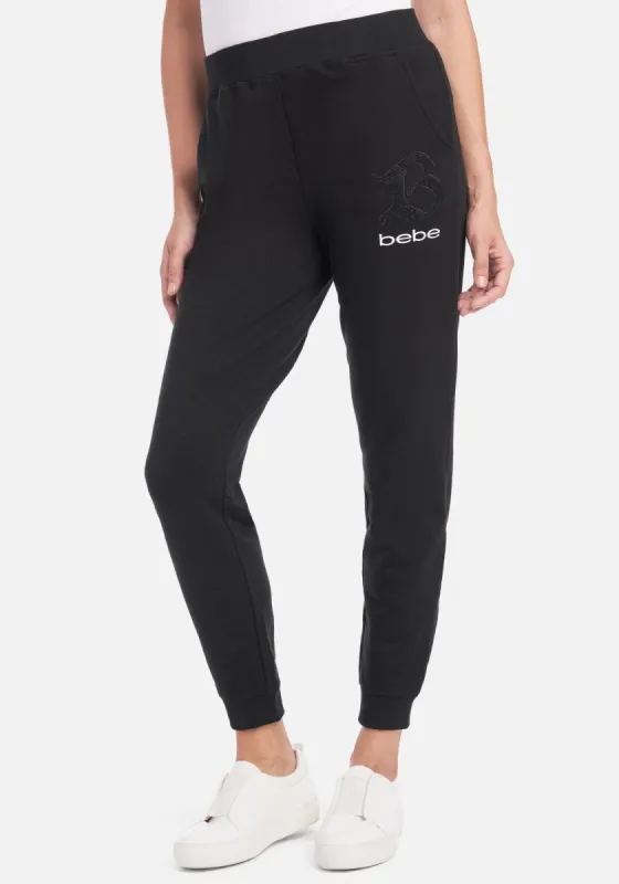 Bebe Logo French Terry Pants sold by Bebe