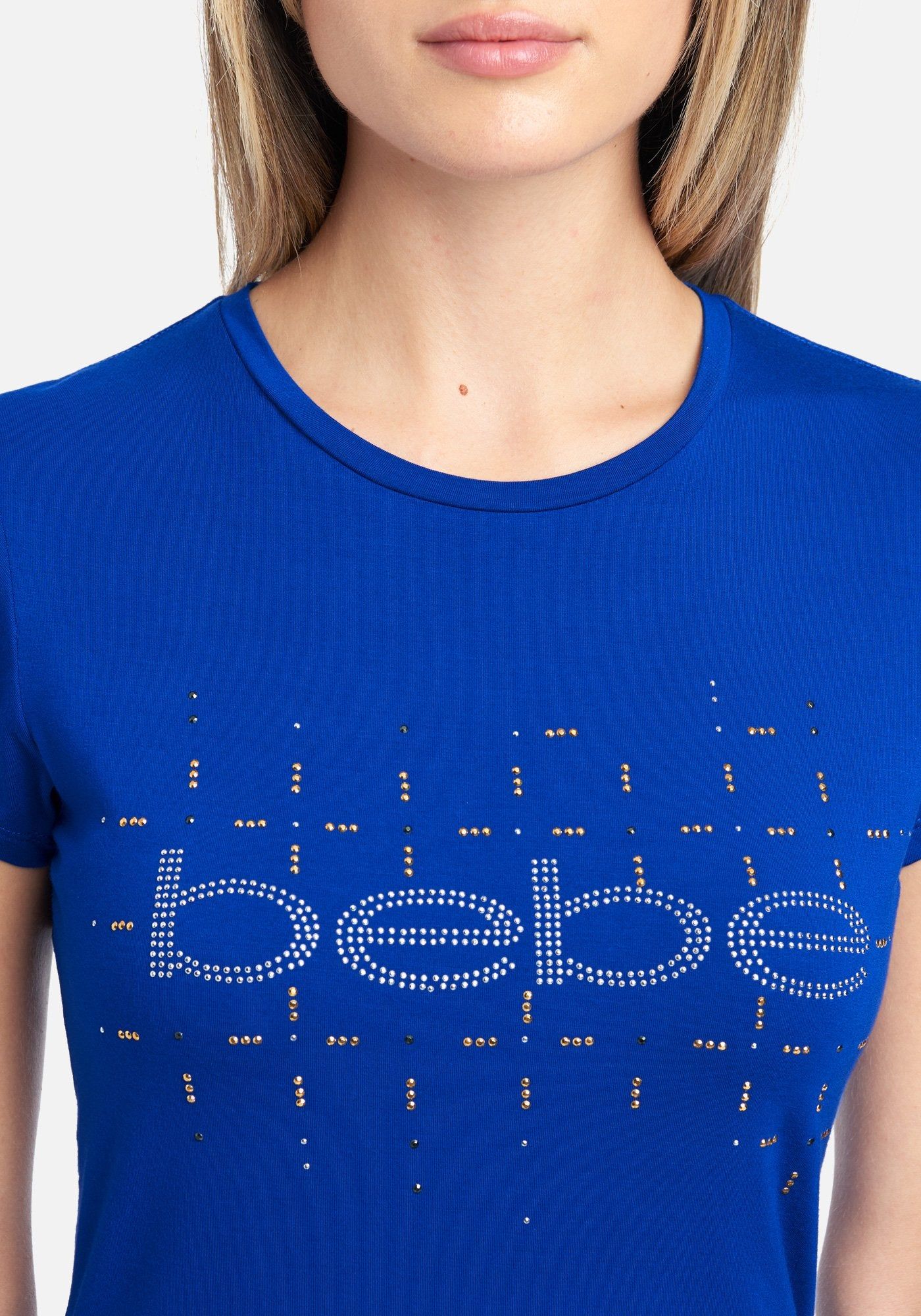 Bebe Logo Multi Rhinestone Tee sold by Bebe product image thumbnail 3