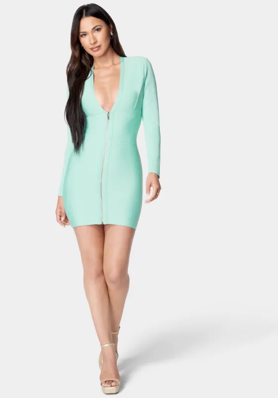 Corset Long Sleeve Bandage Dress made by Jump