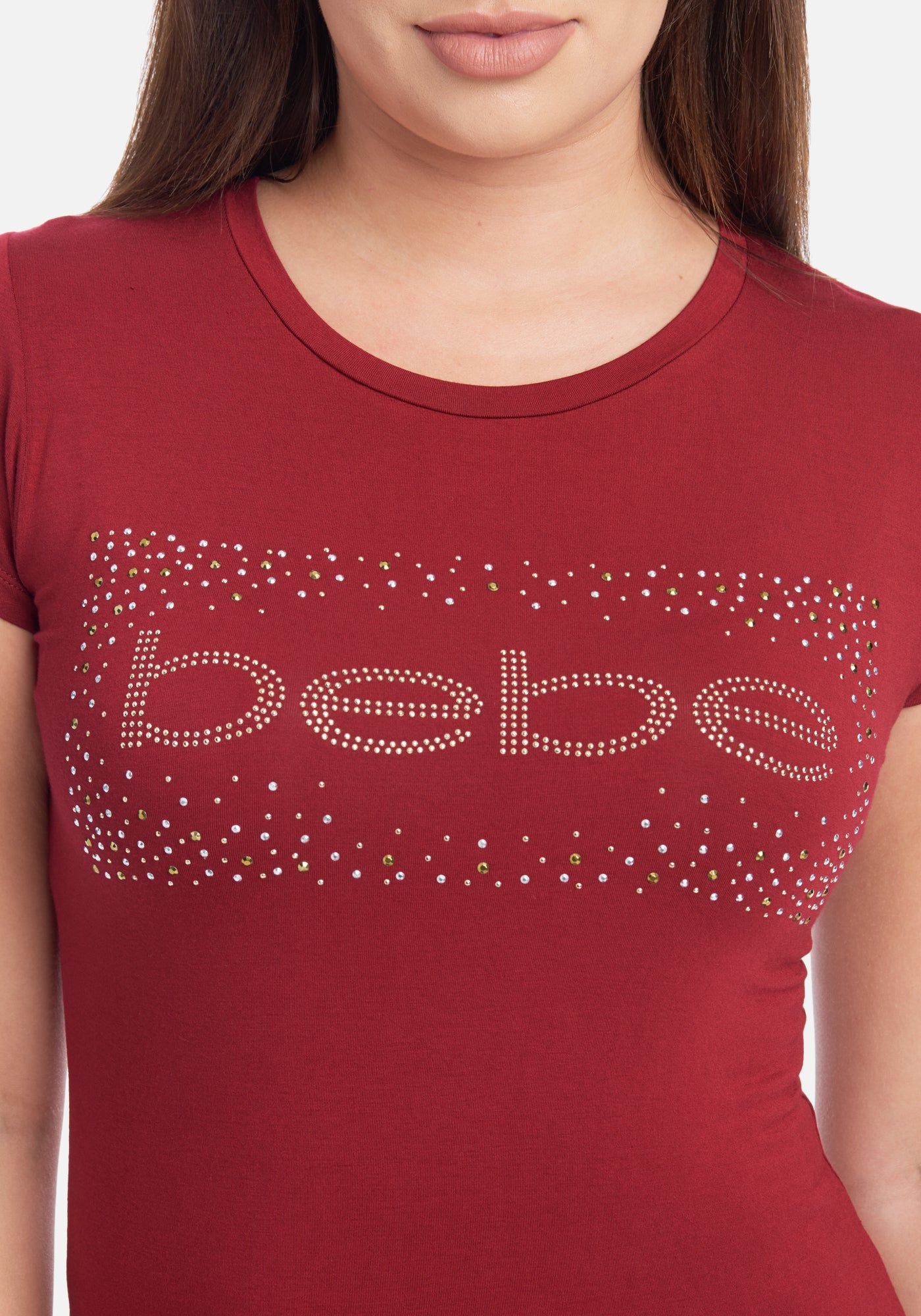 Bebe Logo Multi Stud Tee sold by Bebe product image thumbnail 3