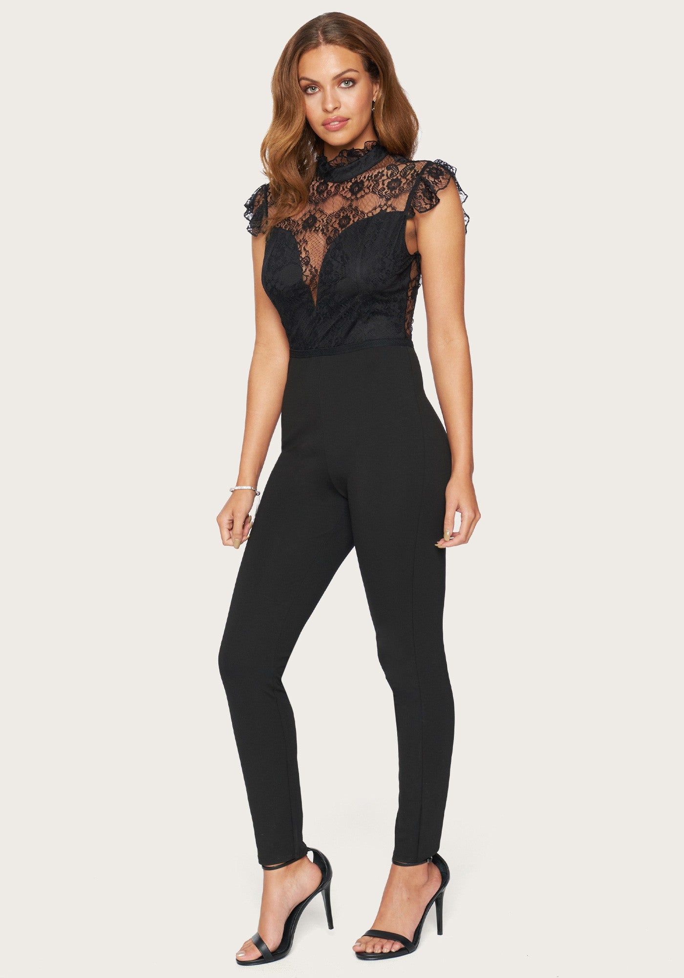 Lace Bodice Jumpsuit sold by Bebe product image thumbnail 3
