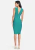 Plunge Neck Bandage Dress sold by Bebe