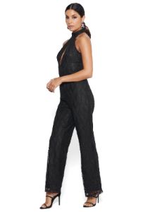 Embroidered Lace Jumpsuit sold by Bebe