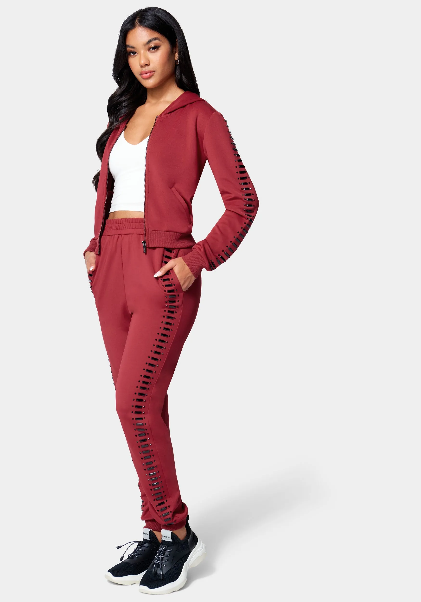 Scuba Embellished Jogger sold by Bebe product image thumbnail 2