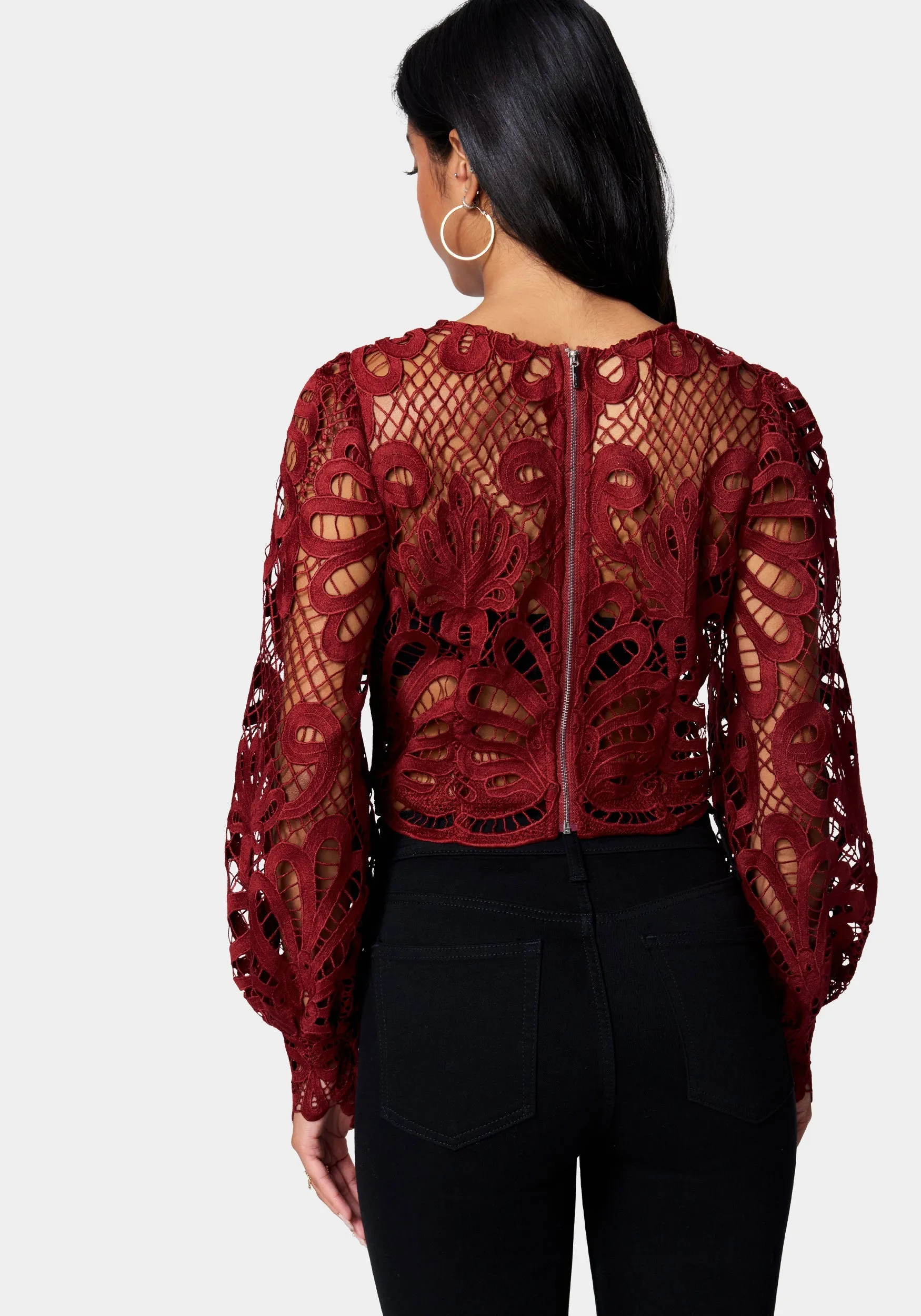 Placement Lace Blouse sold by Bebe product image thumbnail 3