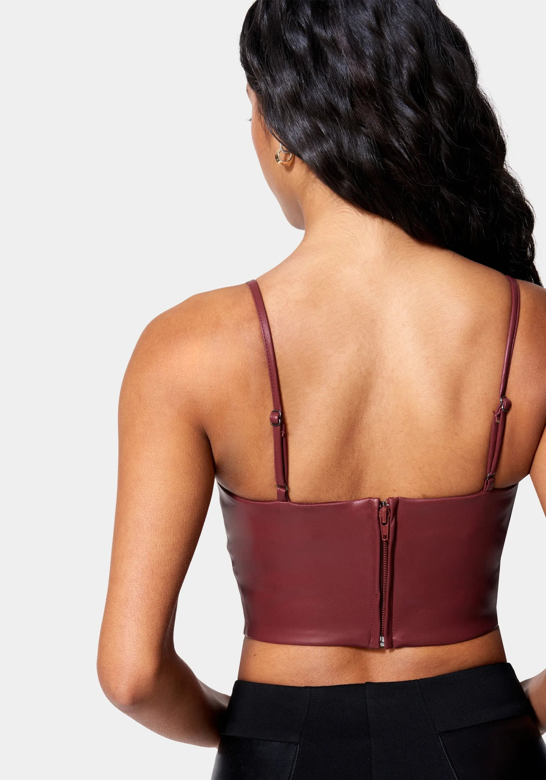 Vegan Leather Bustier sold by Bebe product image thumbnail 3
