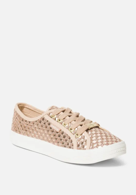 Dorey Basketweave Sneakers sold by Bebe