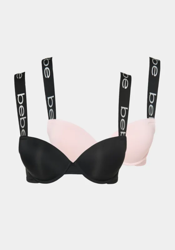 Microfiber Two Pack Push Up Bras made by Bebe