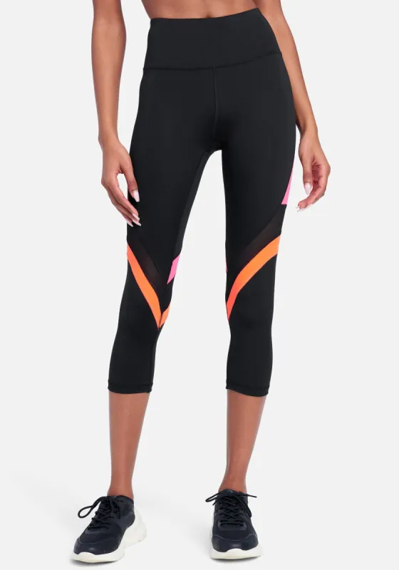 Bebe Colorblock Capri Legging sold by Bebe