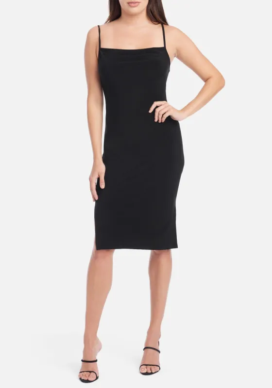 Cowl Neck Bias Midi Dress sold by Bebe