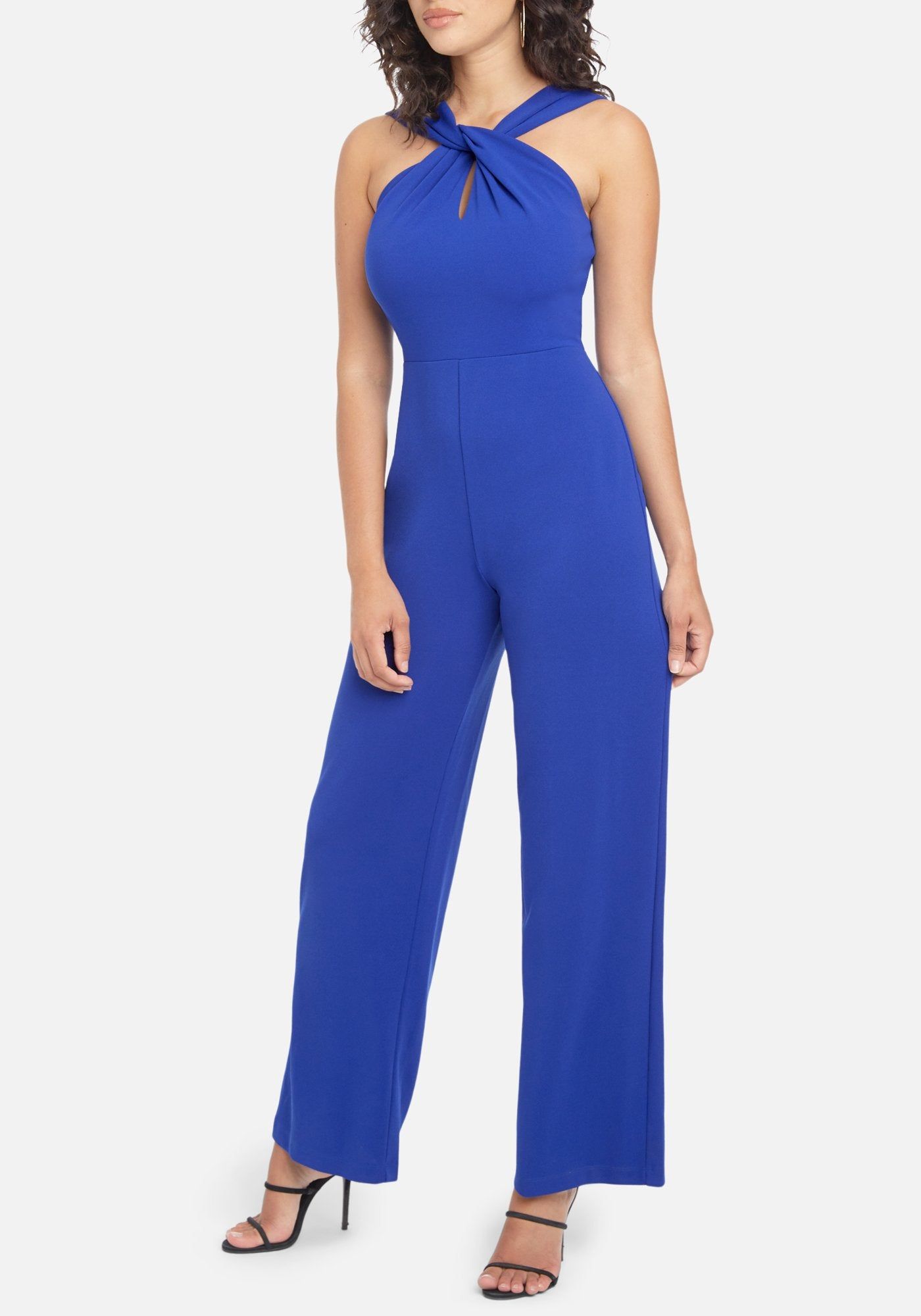 Keyhole Halter Neck Jumpsuit sold by Bebe product image thumbnail 2