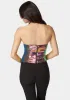Strapless Scoop Neck Sequin Bustier Top sold by Bebe