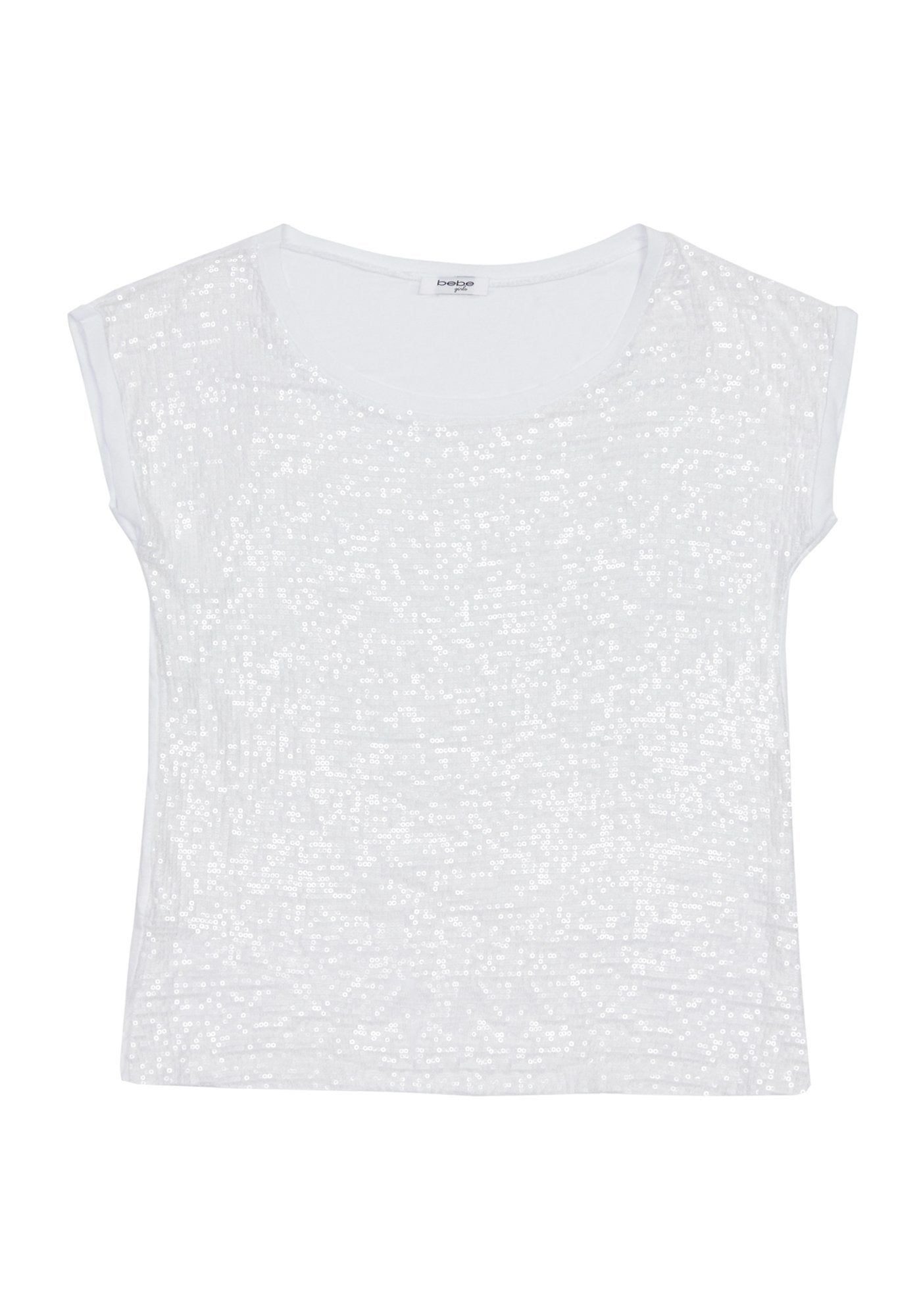 Girls Allover Sequins Top sold by Bebe