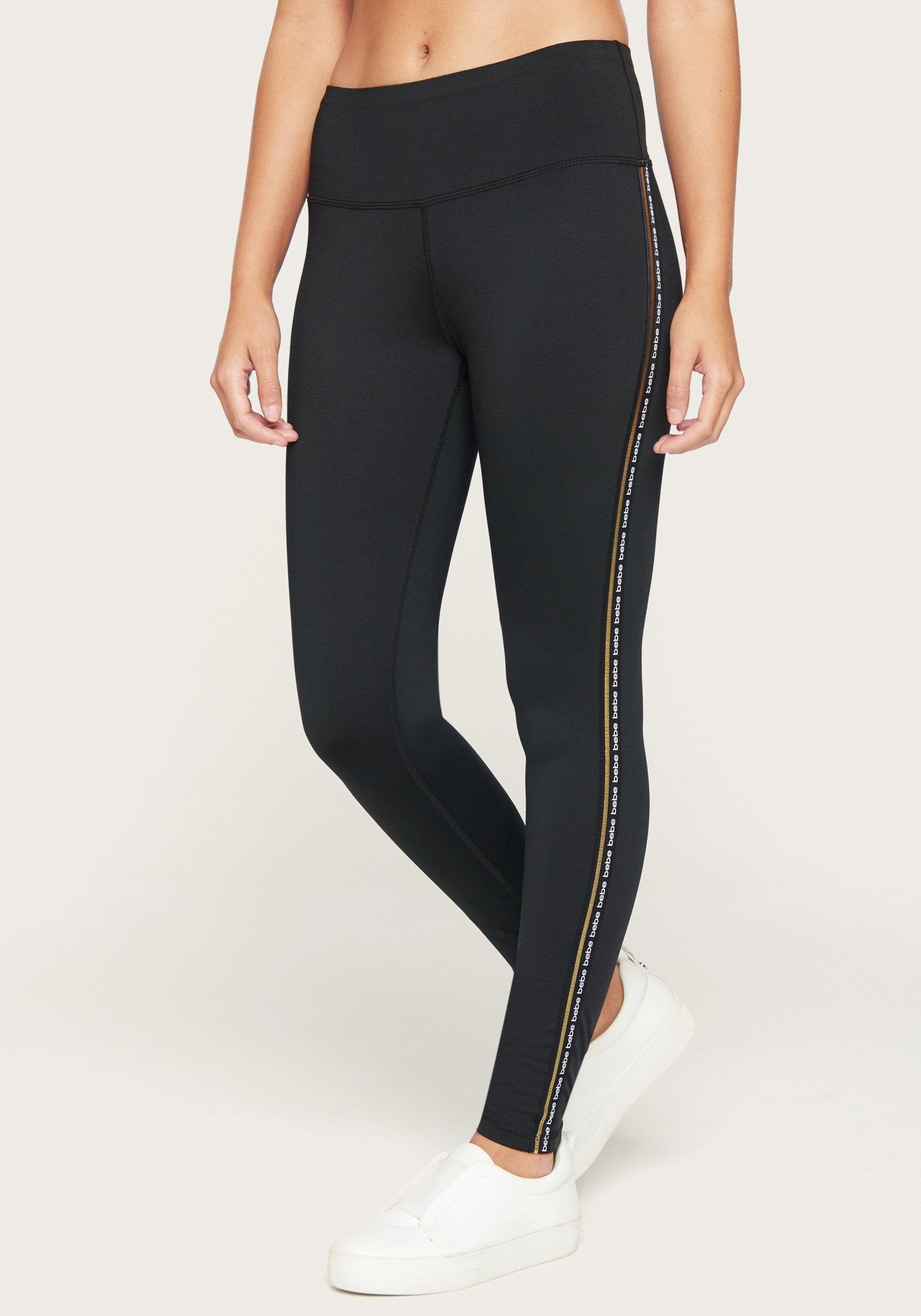 Bebe Sport Lurex Stripe Legging sold by Bebe product image thumbnail 2