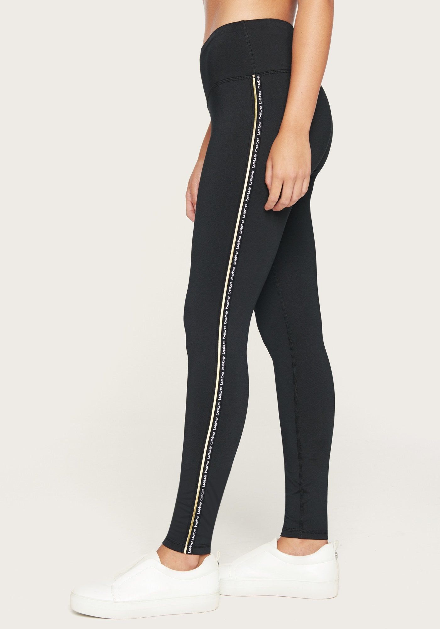 Bebe Sport Lurex Stripe Legging sold by Bebe product image thumbnail 3
