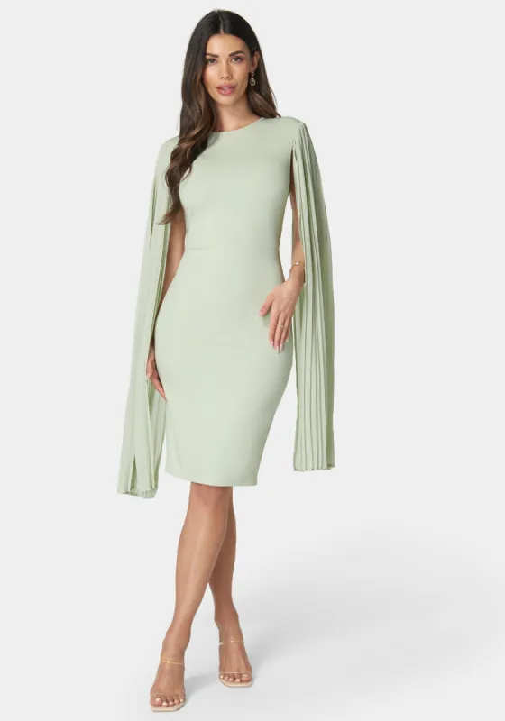 Cape Sleeve Midi Dress sold by Bebe