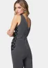Lace Detail Corset Denim Jumpsuit sold by Bebe