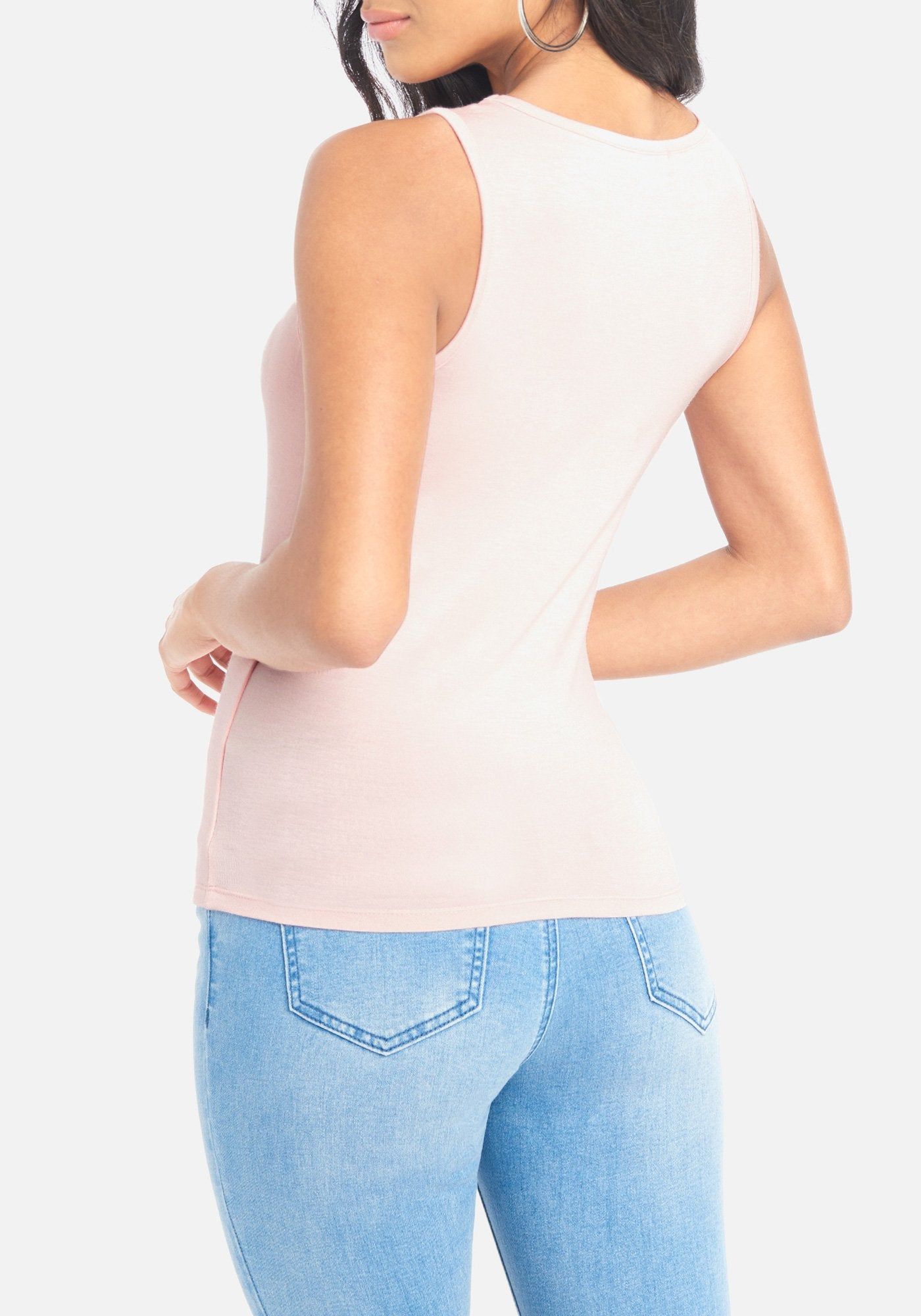 Basic Knit Tank Top sold by Bebe product image thumbnail 3