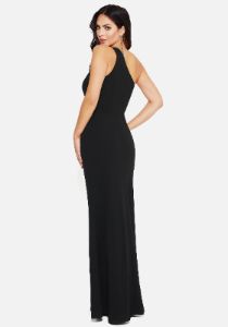 Keyhole One Shoulder Gown sold by Bebe