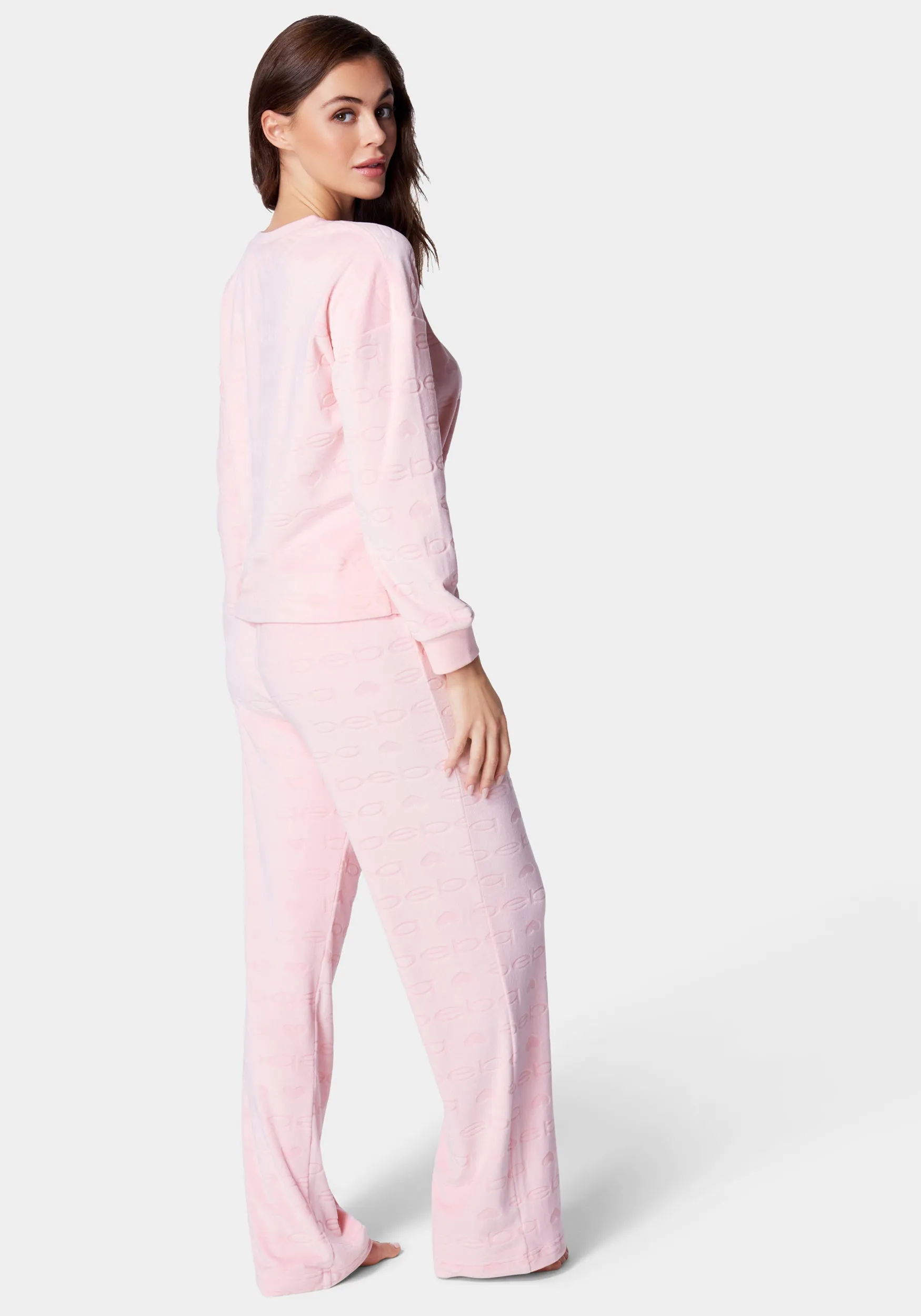 Burnout Velour Pajama Set sold by Bebe product image thumbnail 3