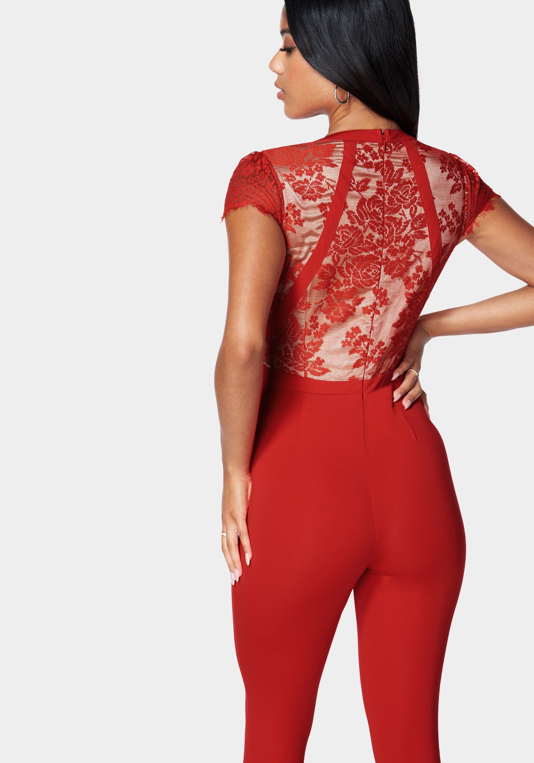 Caged Lace Catsuit sold by Bebe product image thumbnail 3