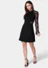 Lace Bell Sleeve Cutout Dress sold by Bebe