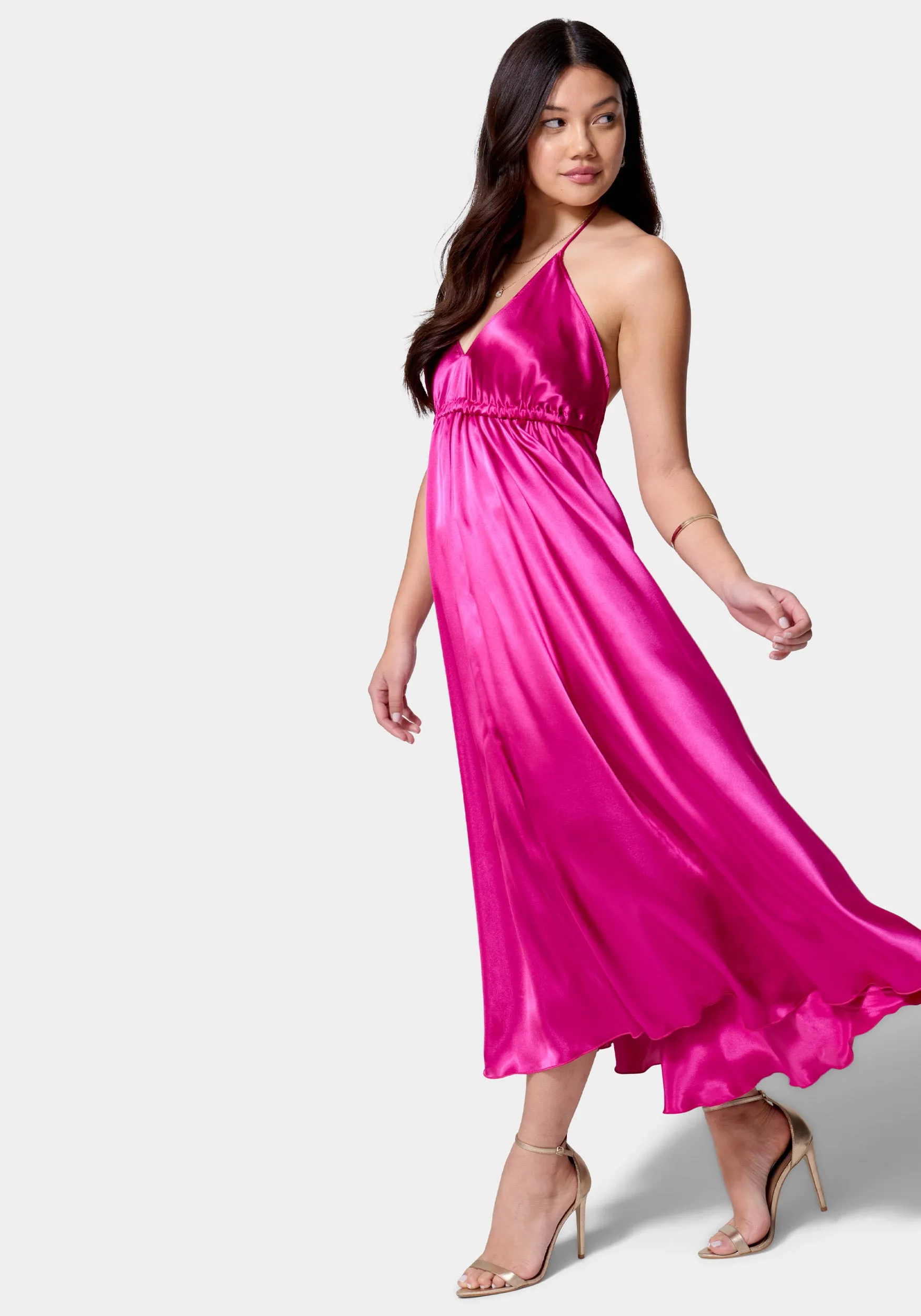 Satin Flow Dress sold by Bebe product image thumbnail 2