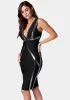 Bandage Metallic Midi Dress sold by Bebe