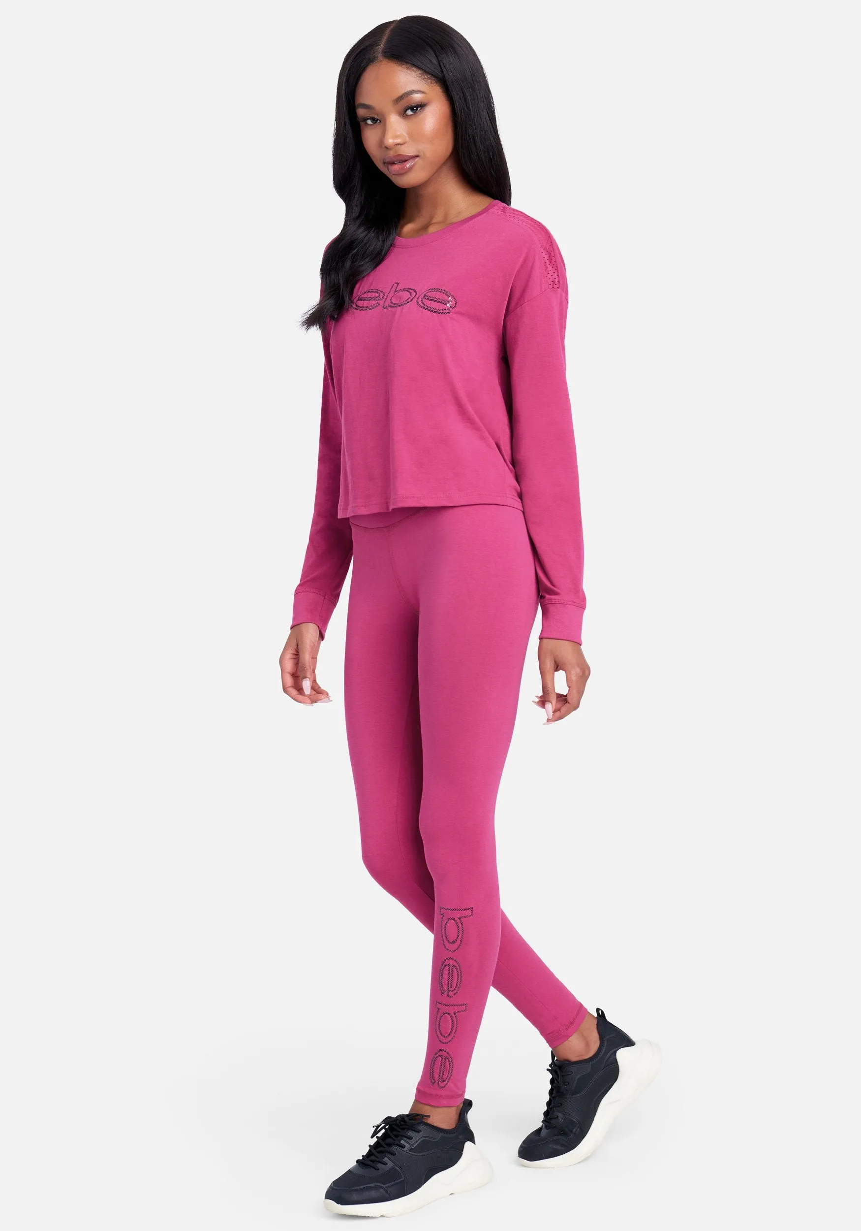 Bebe Sport Sequin Logo Legging sold by Bebe product image thumbnail 2