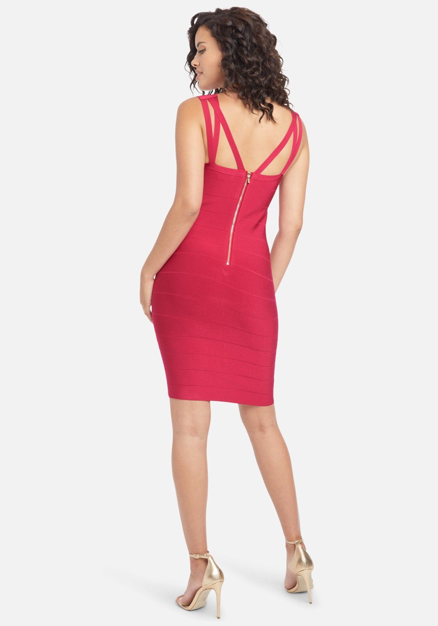 Multi Strap Bandage Dress sold by Bebe product image thumbnail 3