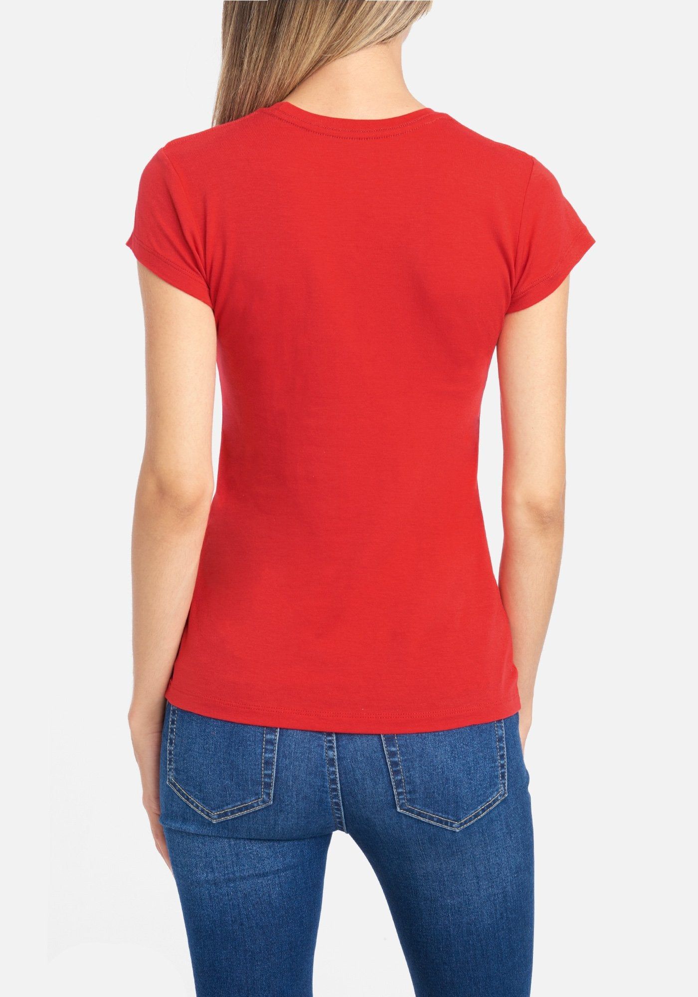 Bebe Logo Heart Glitter Foil Tee sold by Bebe product image thumbnail 2