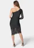 Lace One Shoulder Bandage Dress sold by Bebe