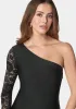 Lace One Shoulder Bandage Dress sold by Bebe
