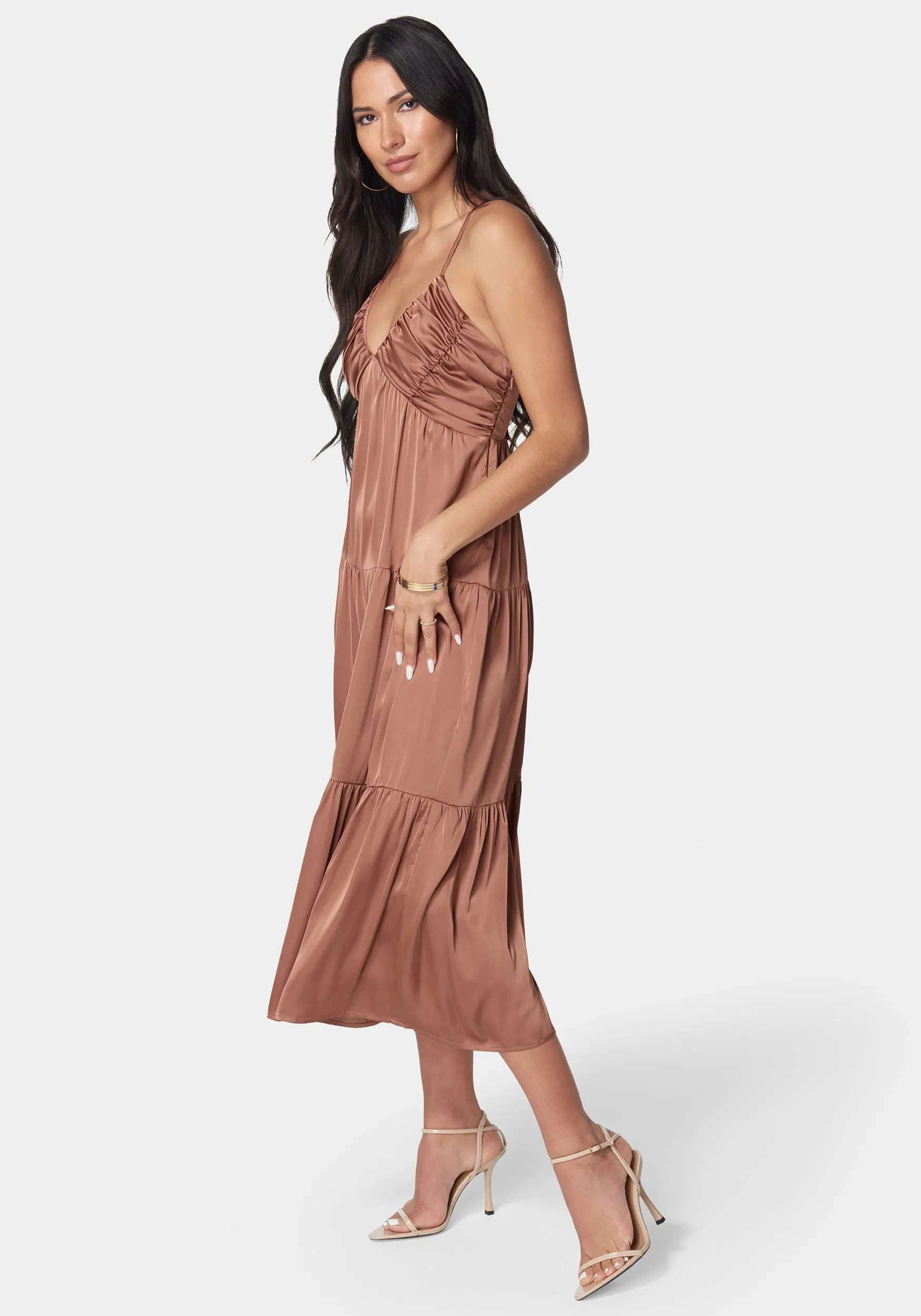 Tiered Maxi Sundress sold by Bebe product image thumbnail 2