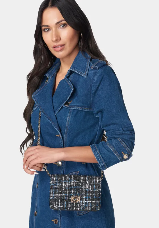 Kamala Tweed Crossbody sold by Bebe