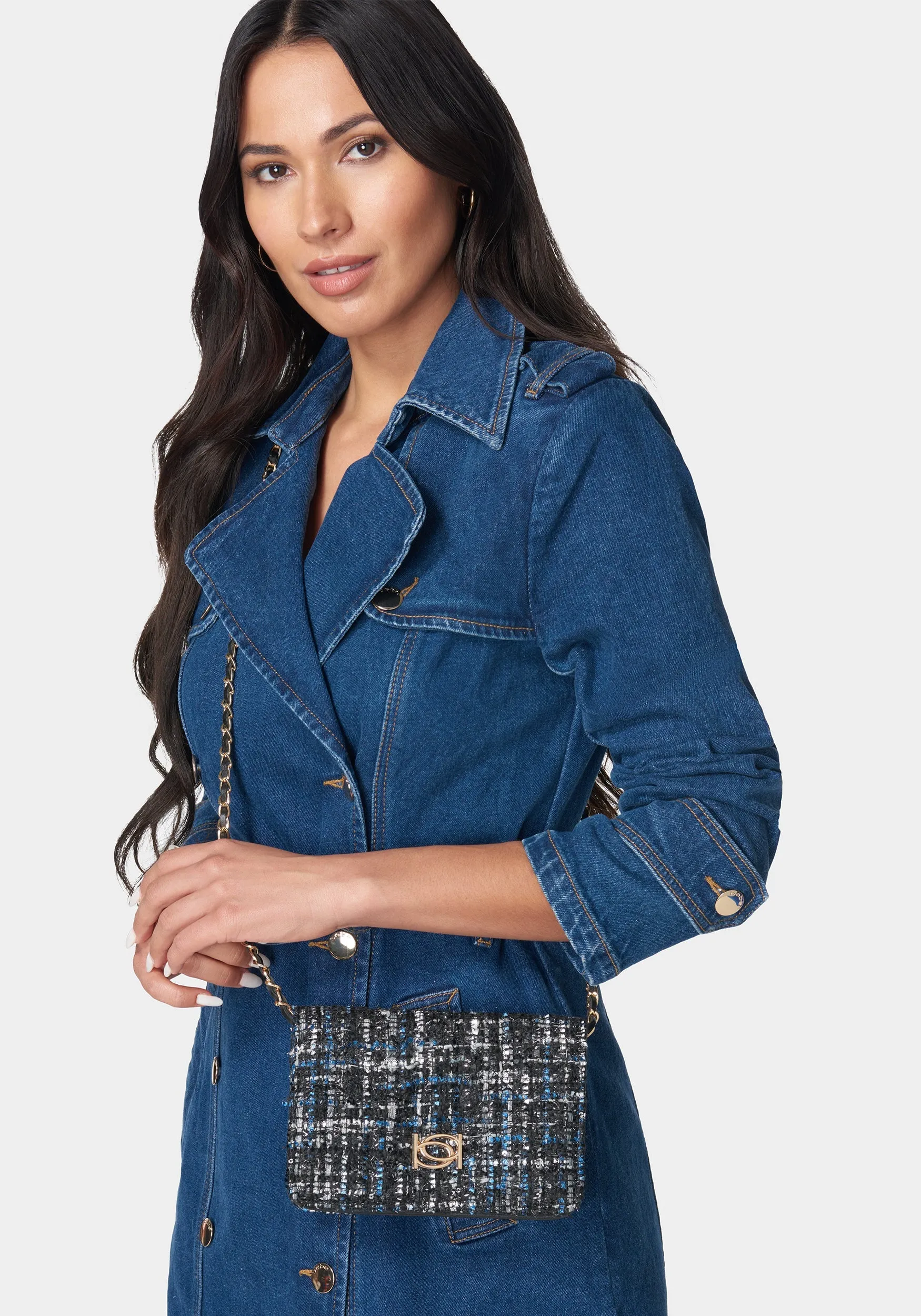 Kamala Tweed Crossbody sold by Bebe