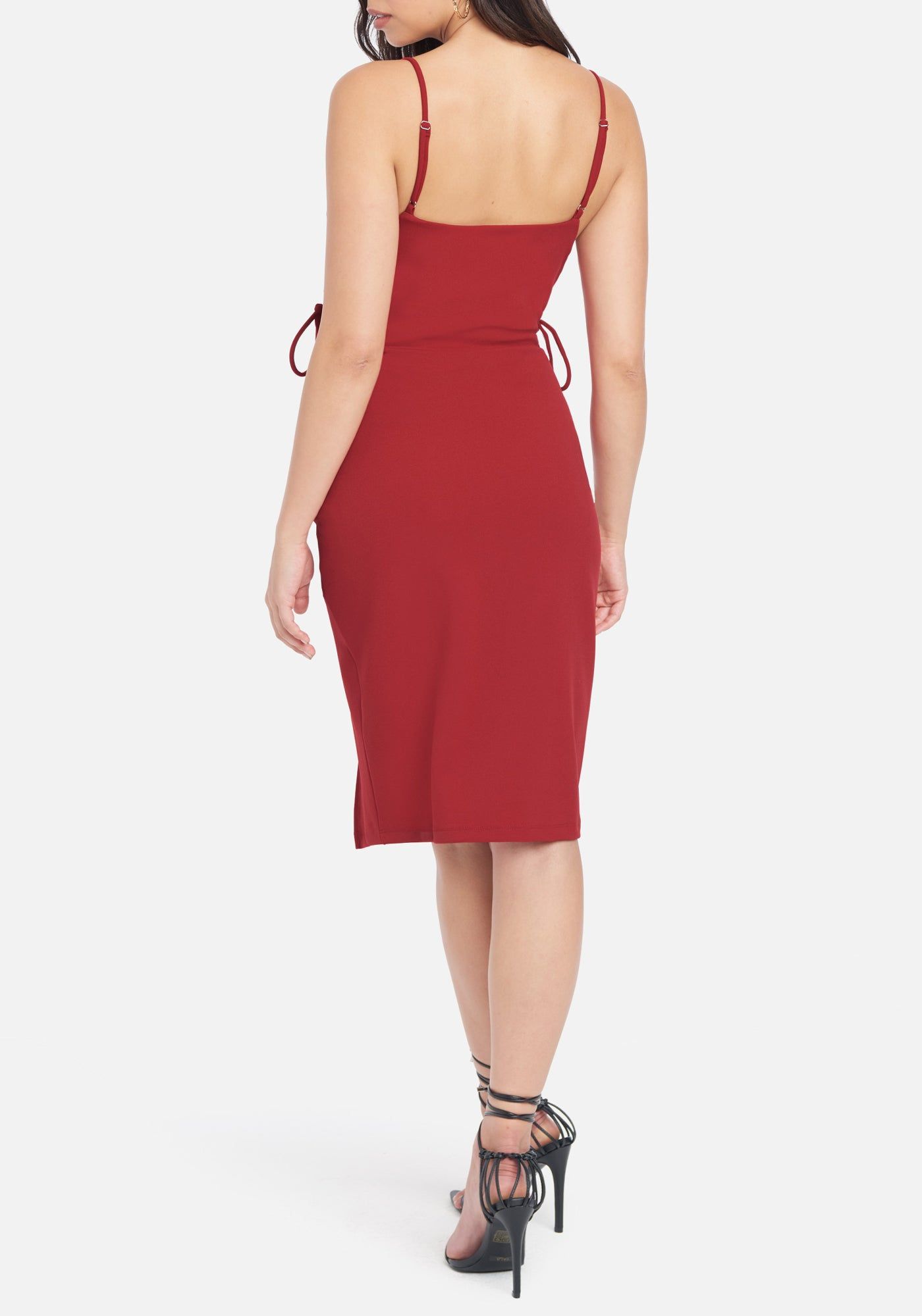 Side Lace Up Slit Dress sold by Bebe product image thumbnail 3