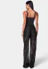 High Waist Wide Leg Lace Pant sold by Bebe