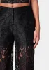 High Waist Wide Leg Lace Pant sold by Bebe