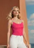 Scoop Neck Jewel Strap Bustier Knit Top sold by Bebe