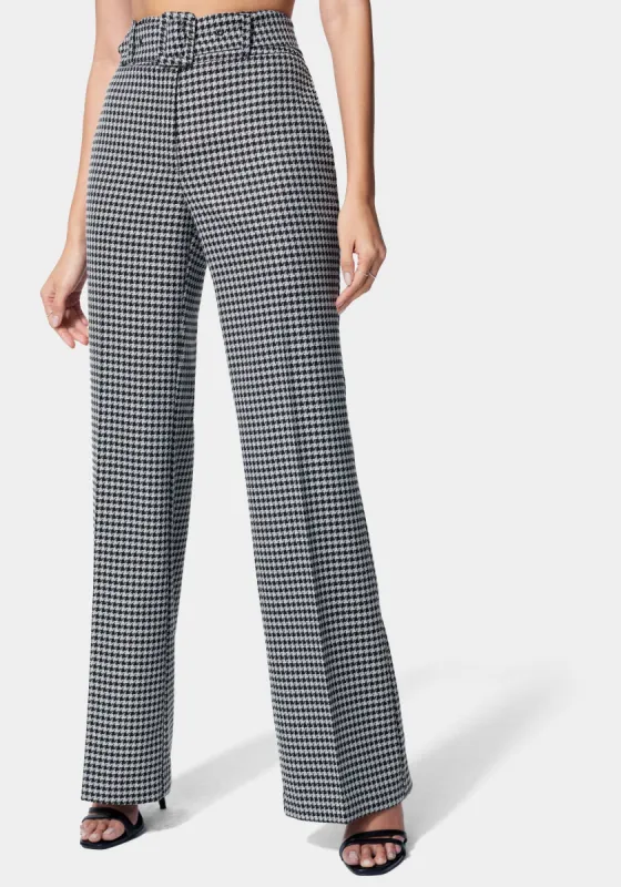 High Waist Wide Leg Belted Pant sold by Bebe