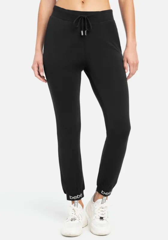 Bebe Logo French Terry Pant sold by Bebe
