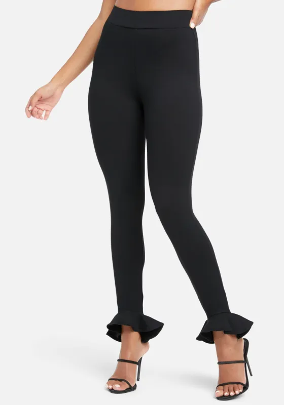 Ruffle Knit Leggings sold by Bebe