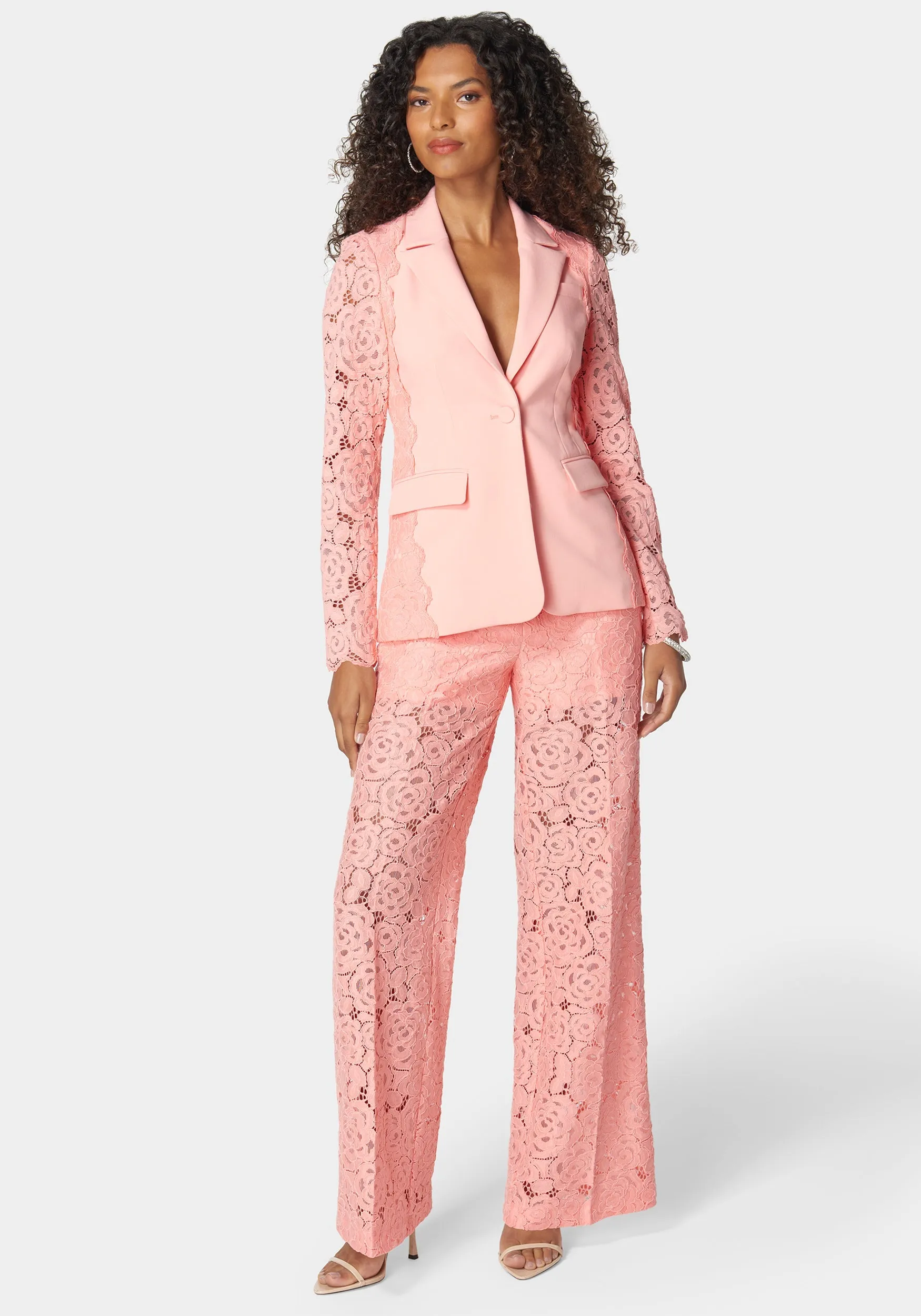 Lace Combo Tailored Jacket sold by Bebe product image thumbnail 3