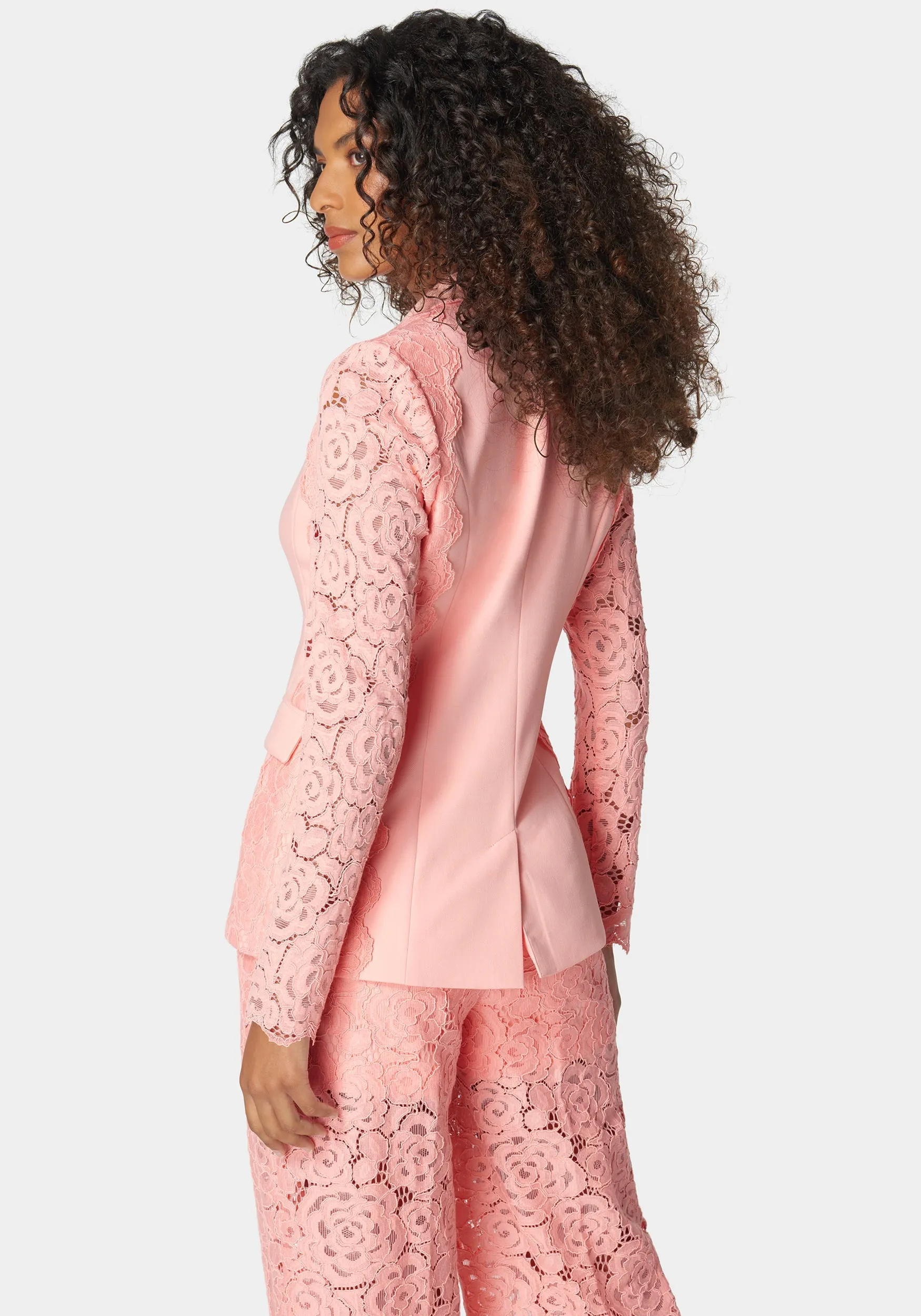 Lace Combo Tailored Jacket sold by Bebe product image thumbnail 2