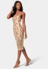 Sparkle Mesh Midi Dress sold by Bebe
