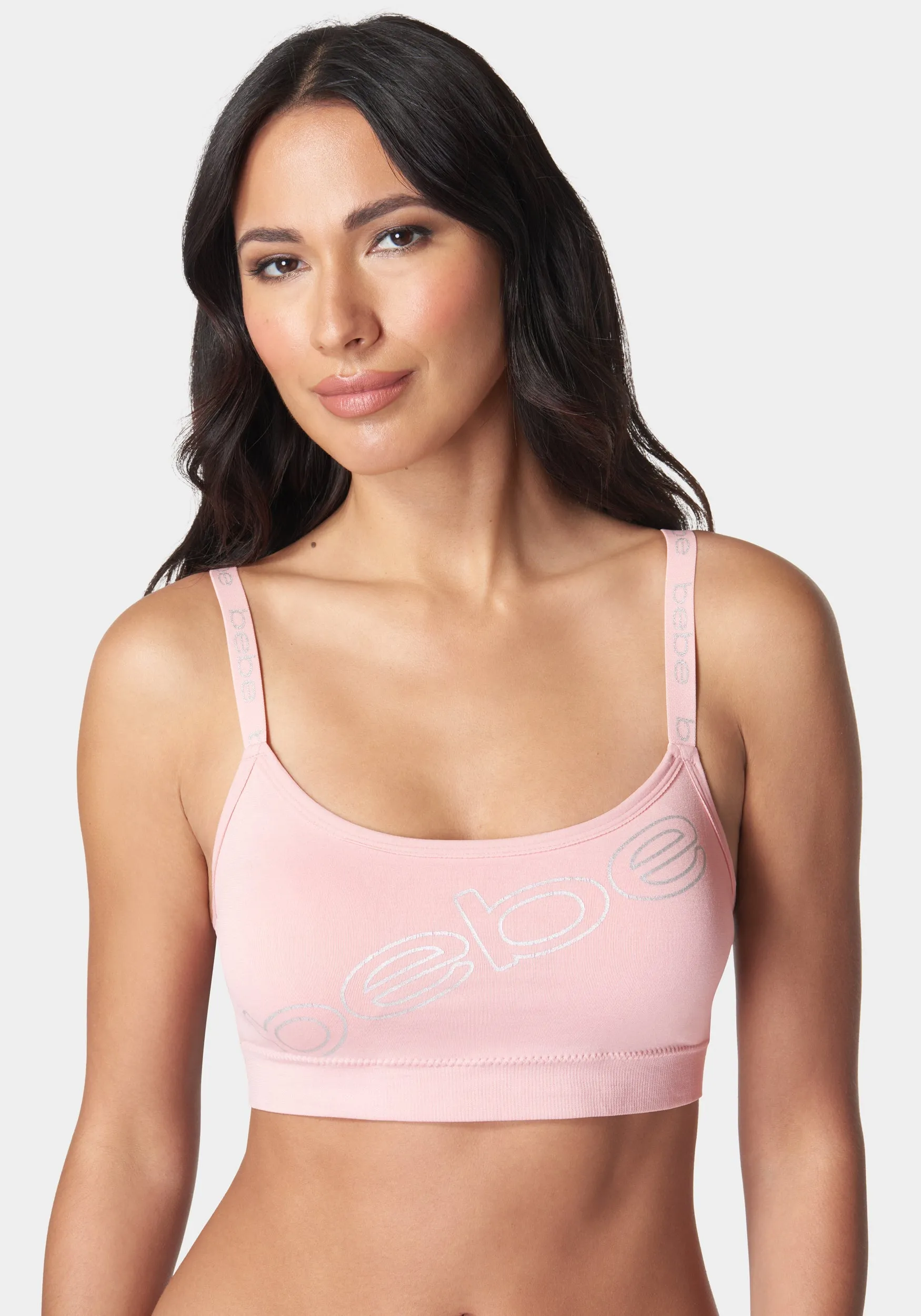 Three Pack Seamless Microfiber Comfort Bras sold by Bebe product image thumbnail 3