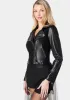 Vegan Leather Moto Jacket sold by Bebe
