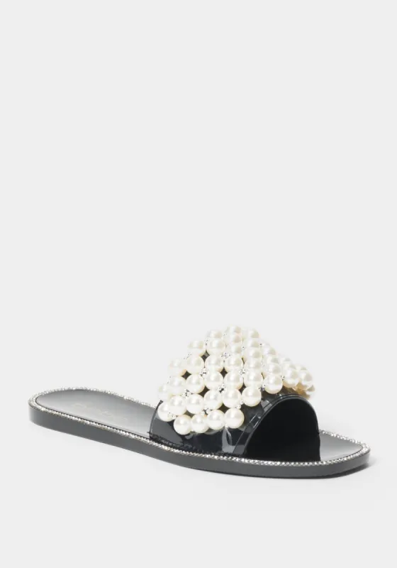 Shirin Slides sold by Bebe