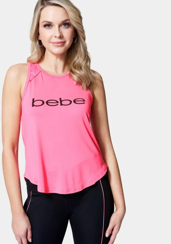 Bebe Logo Contrast Stitch Tank sold by Bebe